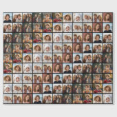 11 Bild-Collage Muster - Benutzerdefiniertes Gitte Geschenkpapier (Flach)