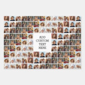 11 Bild-Collage-Muster - Benutzerdefiniertes Monog Geschenkpapier Set (Vorderseite 2)