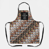 11 Bild-Collage-Muster - Benutzerdefiniertes Monog Schürze (Vorderseite)