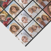 11 Bild-Collage-Muster - Benutzerdefiniertes Monog Seidenpapier (Ausschnitt)