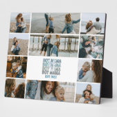 11 Boy Mama Custom Photo Collage Fotoplatte (Seite)