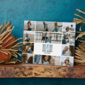 11 Boy Mama Custom Photo Collage Fotoplatte (Seite)