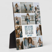 11 Boy Mama Custom Photo Collage Fotoplatte (Seite)
