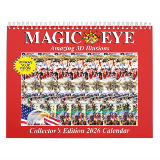 11" breiter 2026 Internationaler Magic Eye-Kalende Kalender
