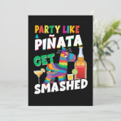 11.Cinco De Mayo Party wie eine Piata erhält Sma Save The Date (Stehend Vorderseite)