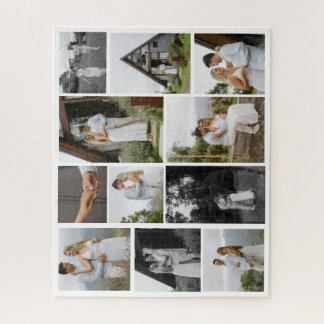 11 Custom Unique Foto Collage Minimalistisch Puzzle