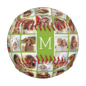 11 Foto-Collage - Minimales Raster mit Text Baseball (Vorderseite)