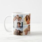 11 Foto-Collage - Modern, Minimal Weiß Kaffeetasse (Links)