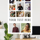 11 Foto Collage Poster (Heimbüro)