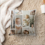 11 Foto-Collage-Vorlage personalisiert Kissen<br><div class="desc">Dieses einzigartige 11 Foto Collage Kissen lasse Ihnen, Ihre wertvollsten Momente in Stil und Komfort zu schätzen. Machen Sie Ihre eigene Collage themed werfen Kissen aus Ricaso - Passen Sie mit Ihren Lieblings-elf Fotos für ein personalisiertes Geschenk für sich selbst oder geliebten ein Showcase die besonderen Zeiten, die am meisten...</div>