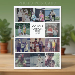 11 Foto Instagram Collage - Benutzerdefinierter Te Postkarte