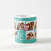 11-Foto-Raster-Collage mit Monogramm Kaffeetasse (Mittel)