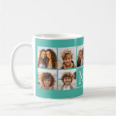 11-Foto-Raster-Collage mit Monogramm Kaffeetasse (Links)