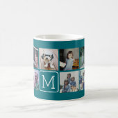 11 Foto-Raster-Collage mit Monogramm Kaffeetasse (Mittel)