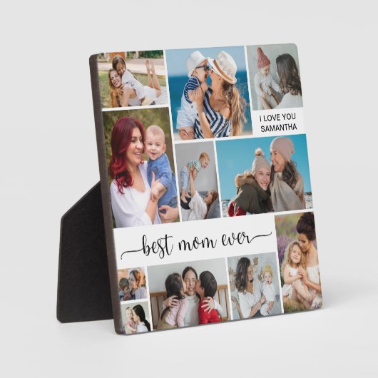 11 FotoCollage Beste Mama je Fotoplatte (Vorderseite)