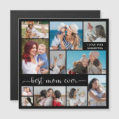 11 FotoCollage Beste Mama je Magnetkarte (Vorne/Hinten)
