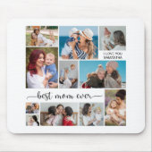11 FotoCollage Beste Mama je Mousepad (Vorne)