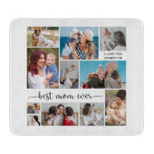 11 FotoCollage Beste Mama je Schneidebrett (Vorderseite)