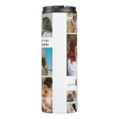 11 FotoCollage Beste Mama je Thermosbecher (Rückseite)