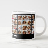 11 Fotomaterial - alles in allem Muster mit Text Jumbo-Tasse (Rechts)