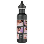 11 Fotos glückliche Momente machen Erinnerungen Qu Edelstahlflasche (Rechts)