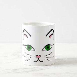 11 g Klassische Tasse - Kitty Face