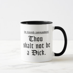 11. Gebot-Tasse Tasse
