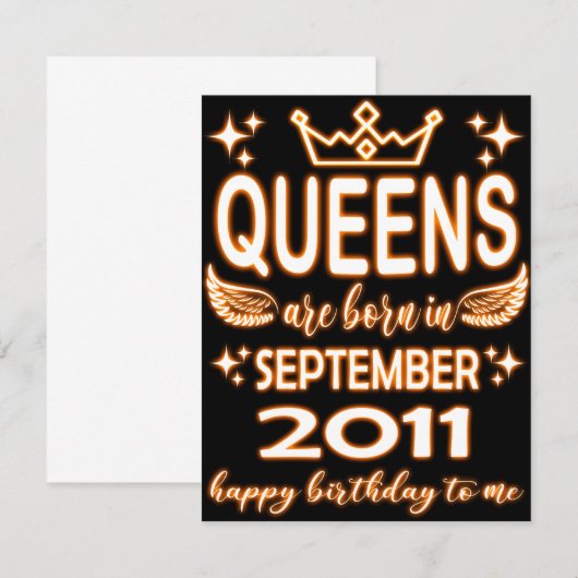 11. Geburtstag (Vorne/Hinten)