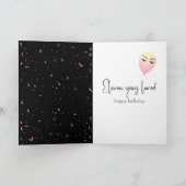 11. Geburtstag Ballons und Confetti Karte (Innenseite)