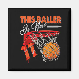 11. Geburtstag Basball Magnet