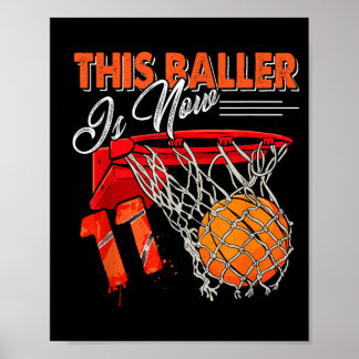 11. Geburtstag Basball Poster