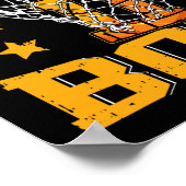 11. Geburtstag Basketball Boy 11 Jahr alt Basketba Poster (Ecke)