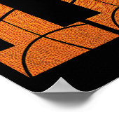11. Geburtstag Basketball Boys Kinder Poster (Ecke)