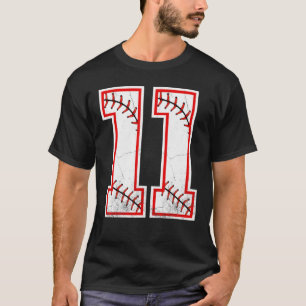 11. Geburtstag Boy Baseball 11 Jahre alter Basebal T-Shirt