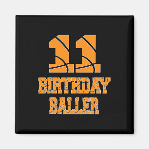 11. Geburtstag BYLLER Junge 11 Jahre alt Bysketbyl Magnet