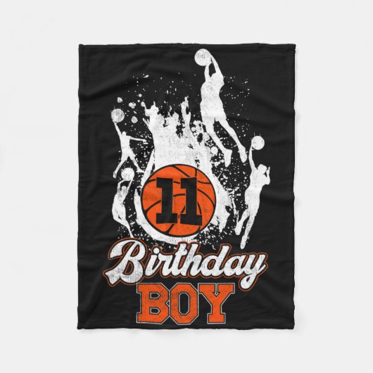 11. Geburtstag Bysketbyll Thema Geburtstag Junge 1 Fleecedecke (Vorderseite)