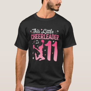 11. Geburtstag Cheerleader Girl 11 Jahre alter Che T-Shirt
