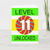 11. Geburtstag Computer Gamer Karte (Vorderseite)