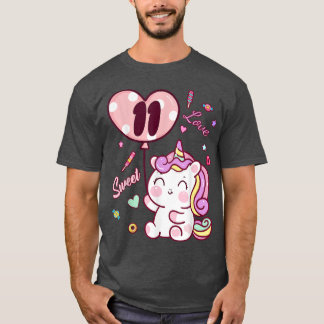 11. Geburtstag EinhornOutfit T-Shirt