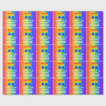 11. Geburtstag: Farbiges, lustiges Regenbogenmuste