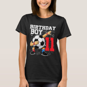 11. Geburtstag für Jungen Fußball 11 Jahre alt  T-Shirt