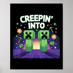 11. Geburtstag Gamer Pixel Creepin" in 11 Video G Poster