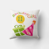11. Geburtstag - Geburtstagskind Kissen (Rückseite)