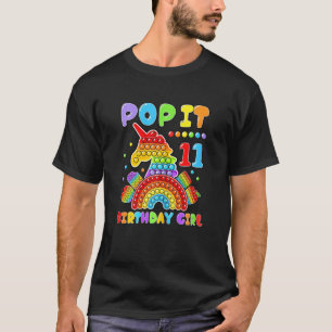 11. Geburtstag Girl Pop It Fidget Toy 11 Jahre alt T-Shirt