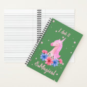 11. Geburtstag Ich bin 11 & Magical Unicorn Notebo Notizblock (Innen)