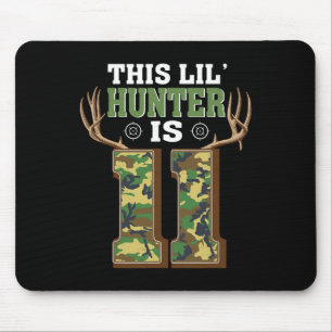 11. Geburtstag Jagd Hirsch 11 Jahre Jäger Mousepad