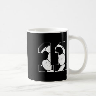 11. Geburtstag Junge Fußballspieler Fußll 11 Jahre Kaffeetasse
