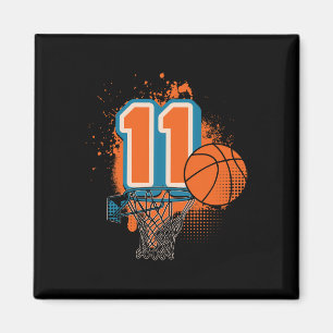 11. Geburtstag Junge Sketll Spieler Sketll 11 Jahr Magnet
