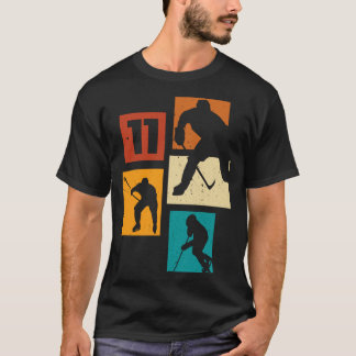 11. Geburtstag Jungen Eishockeyspieler Eishockey 1 T-Shirt