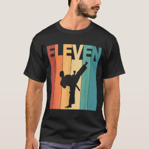 11. Geburtstag Karate Taekwondo Thema 11 Jahre alt T-Shirt